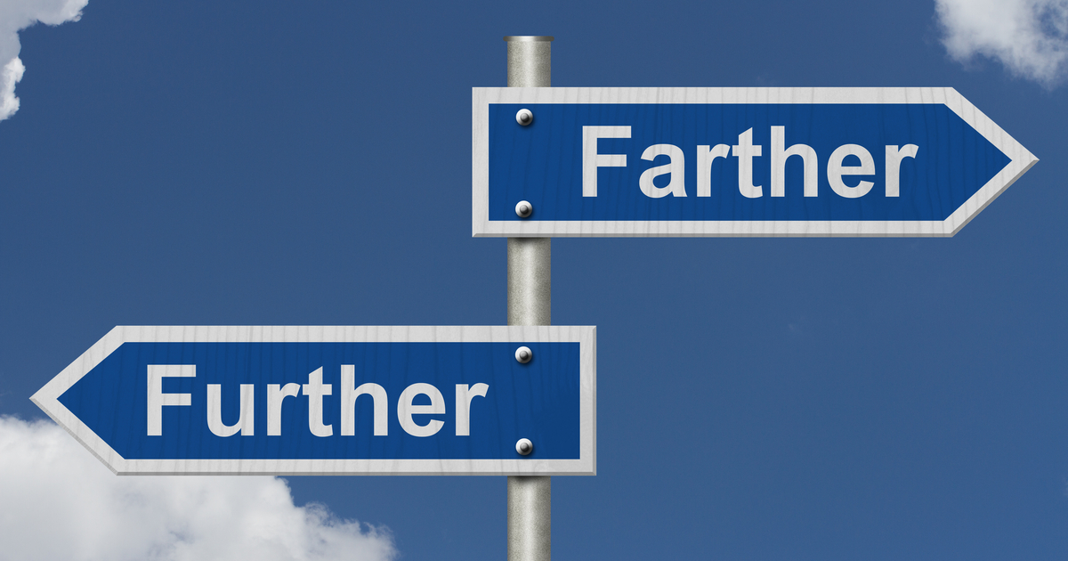 Farther vs Further - Difference in the Meaning and Use